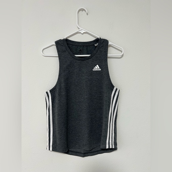 adidas Tops - Adidas Women’s Gray PrimeGreen AEROREADY Active Training Tank